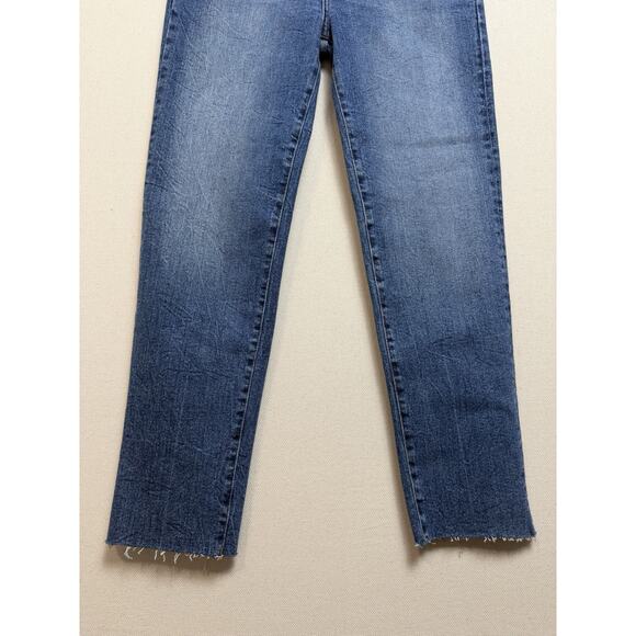 Kensie Jeans The Juliet High Rise Slim Ankle Fray Hem Women's Denim 8/29 - Picture 4 of 16